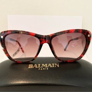 AUTHENTIC- Balmain 56mm Modified CatEye Sunglasses BRAND NEW WITH HARDSH…